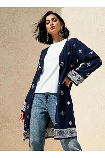 FAV Viscose Embroidered Kimono Shrug