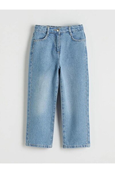 LC Waikiki Girls' Jean Pants with Adjustable Waistband (S6)