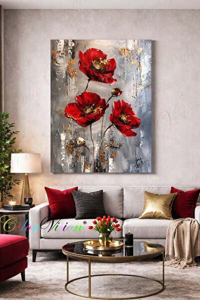 ColorVision Gelincik Çiçeği Kanvas Tablo