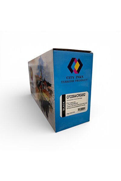 City Inks حبر تركي سيتي انك متوافق مع HP 26A أسود (Black) – CF226A / CRG0...