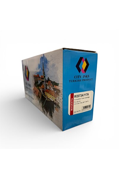 City Inks حبر تركي سيتي انك متوافق مع HP 117A أحمر (Magenta) – W207...