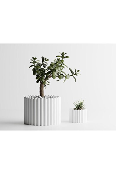 Sani Vază „Ancona BIG” 135 x 135 x H100mm - Albă