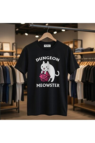 playwear Loose Fit Unisex Dungeon Meowster Dnd Dungeon Master Cat με τυπωμένο...