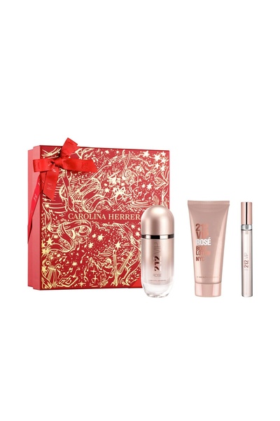 Carolina Herrera 212 VIP Rose Gift Set, Women, Eau de Parfum, 80 ml +10 ml an...