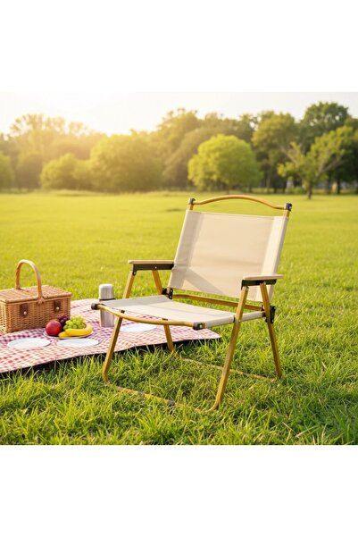 kamptek kamp teknolojisi Taşınabilir Kermit Premium Kamp Koltuğu – 600D Oxfor...