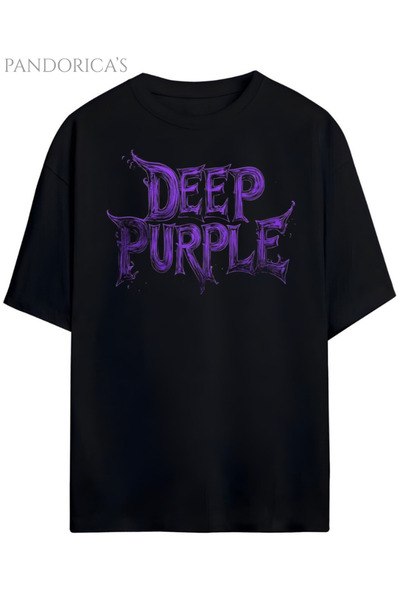 Grafftee Clothing Βαμβακερό μπλουζάκι Unisex με σχέδιο Pandorica σε βαθύ μωβ