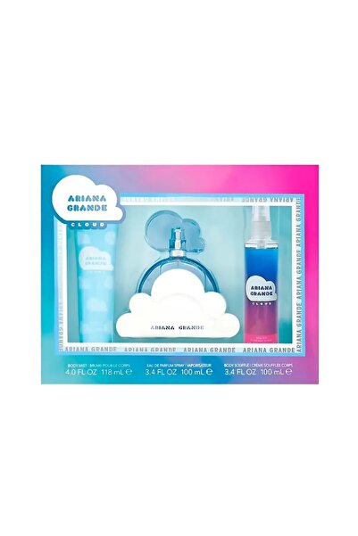 Ariana Grande Cloud Gift Set – Eau de Parfum 100ml, Body Souffle 100ml, Body ...