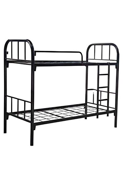 Genrice سرير حديدي طابقين (الحجم: 90 × 190 سم)