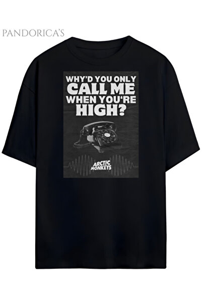 Grafftee Clothing Tricou unisex din bumbac cu design Arctic Monkeys Pandorica