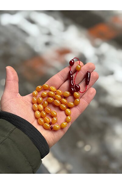tesbihciniz Master Signature System Squeezed Amber Prayer Beads