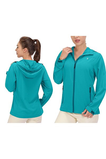 Little Donkey Andy Jachetă de damă cu protecție UPF 50,pliabilă, pentru alerg...