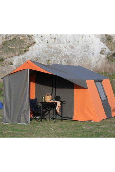 OBA ÇADIR 2 ODA + MUTFAKLI KAMP ÇADIRI * 4-6 KİŞİLİK ( KAPI SİNEKLİKLİ )