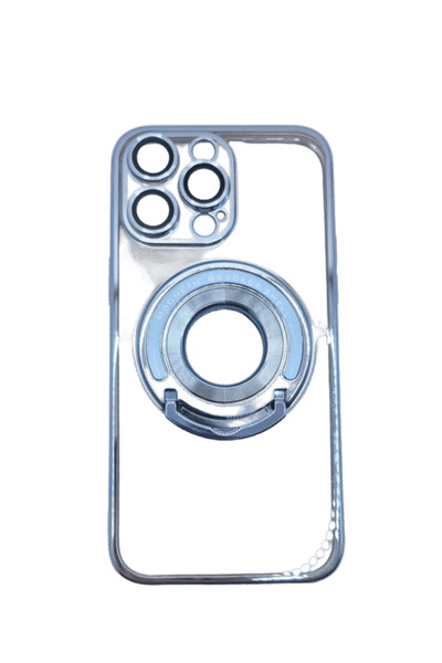 OEM Husă silicon pentru iPhone 14 Pro Max cu magnet albastru+ 2 folii protect...