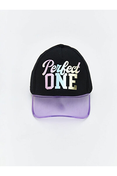 LC Waikiki Șapcă neagră pentru fete cu imprimeu