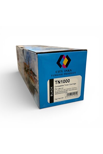 City Inks حبر تركي سيتي انك متوافق مع Brother TN-1000 أسود (Blac...