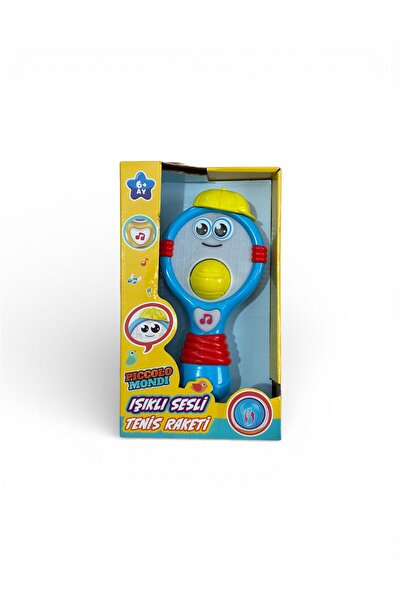 Piccolo Mondi Işıklı Sesli Tenis Raketi Oyuncak
