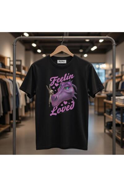 playwear Τυπωμένο μπλουζάκι Loose Fit Unisex Shrek Valentine's Day Donkey And...