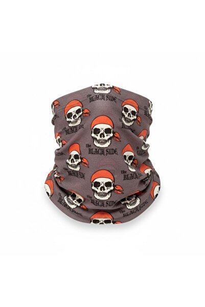 Kuru Kafa Desenli Çok Amaçlı Bandana Buff-Boyunluk
