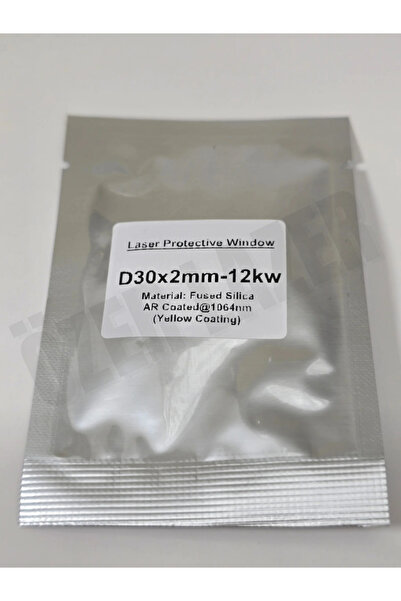 ÖZER LAZER D30X2mm 12kw Lazer Alt Koruma Camı