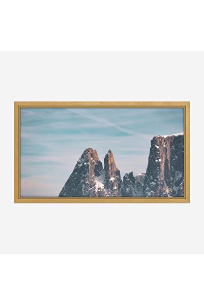 Tajridhome لوحة جبال - قمم ثلجية - سماء زرقاء - هادئ - لوحات طبيعة - لوحات كا...