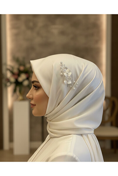 sibelle tasarım Κλιπ νυφικού χιτζάμπ, κλιπ κατάλληλο για χιτζάμπ, κλιπ κασκόλ...