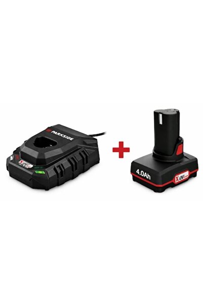 PARKSIDE Set baterii 12V 4Ah + încărcător 12V 6.0Ah Performance