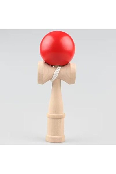 OEM Wooden Kendama, 18x7cm, Simple, Red