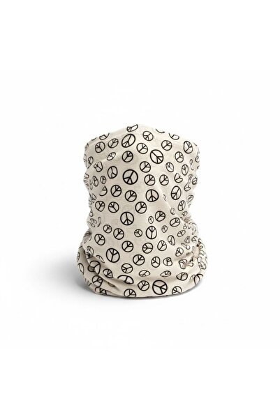 Barış Sembolü Desenli Çok Amaçlı Bandana Buff Boyunluk 250,00 TL