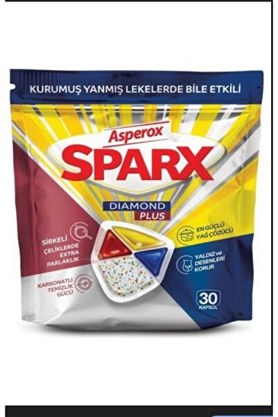 ASPEROX Sparx Diamond Plus Bulaşık Makinesi Kapsülü 30’lu