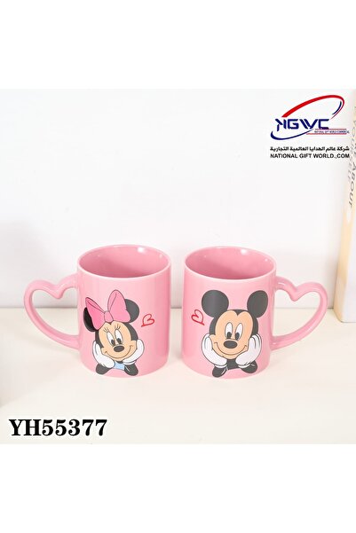 KAZUKO Disney Mickey and Minnie Mouse ceramic mugs