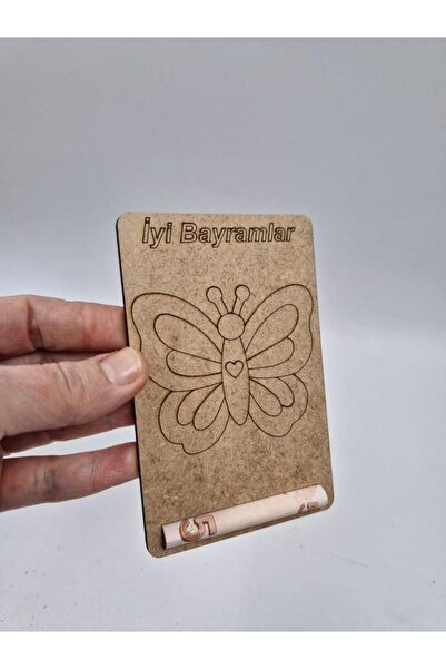 Mu Art Ahşap Ahşap Boyama Ramazan Kurban Bayram Harçlık Kartları no1 Çocuk He...