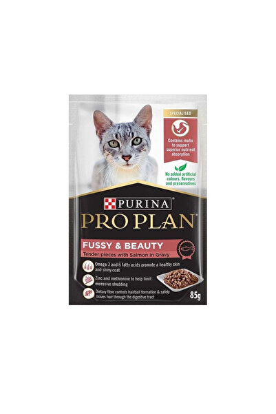 PO Proplan Fussy & Beautiful Salmon Wet Cat Food 85g