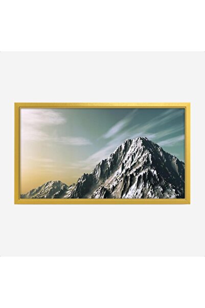 Tajridhome لوحة جبال - قمة جبلية - سماء زرقاء - هادئ - لوحات طبيعة - لوحات كا...