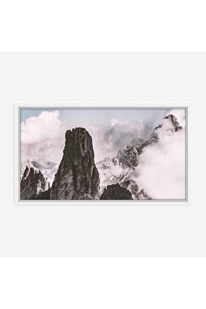 Tajridhome لوحة جبال - صخور شاهقة - سماء ضبابية - هادئ - لوحات طبيعة - لوحات ...