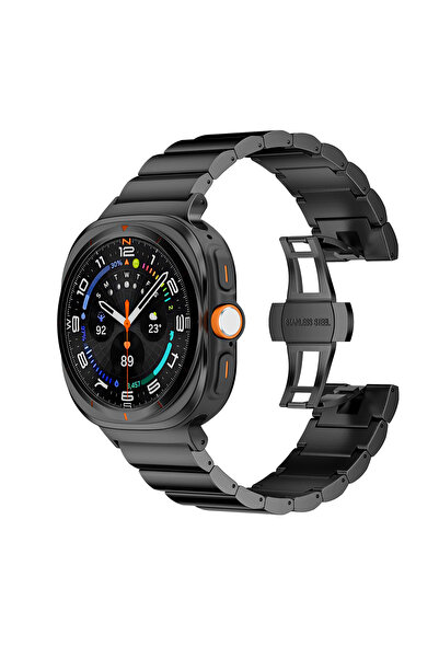 Dexmon ساعة سامسونج 7 ألترا مقاس 47 ملم متوافقة مع حزام معدني من التيتانيوم ا...