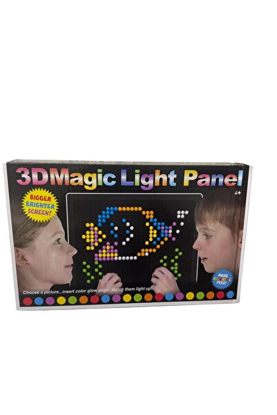 ADIRI SHOP 3D Magic Light Panel educational game with 180 luminous pieces