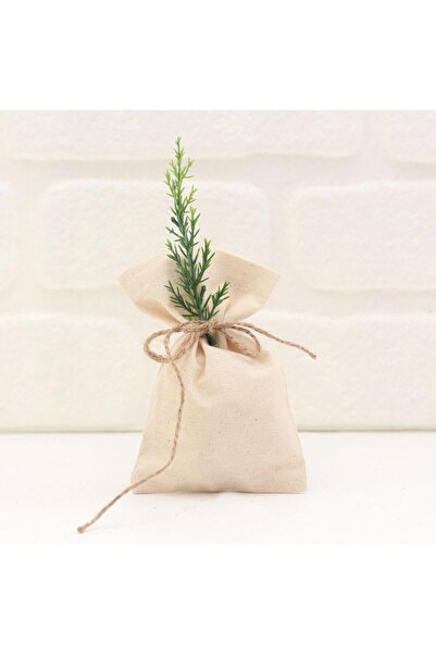 Nacario NrcrioShop كيس قماش خام كريمي سادة، 10×15 سم، 10 قطع 1201248