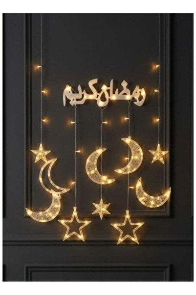 Generic Ramadan Lighting Decoration in Star and Crescent Shape with 'Ramadan ...