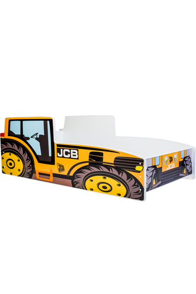 Other Pat pentru copii tip tractor galben 160x80