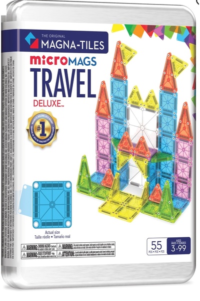 Magna Tiles MAGNA-TILES® - Travel Set - Seyahat Seti Manyetik Bloklar - 55 Parça
