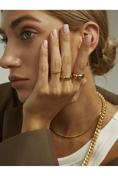 Ervalina 5'Lİ Basic Yüzük ve Eklem Yüzük Seti