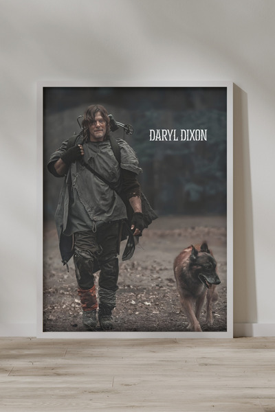 FGHGF Daryl Dixon Seri 002 The Walking Dead Çerçevesiz Poster & Duvar Tablosu