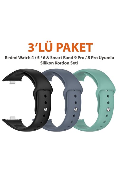 Dexmon Redmi Watch 4 / 5 / 6 & Smart Band 9 Pro / 8 Pro Compatible Triple Pac...