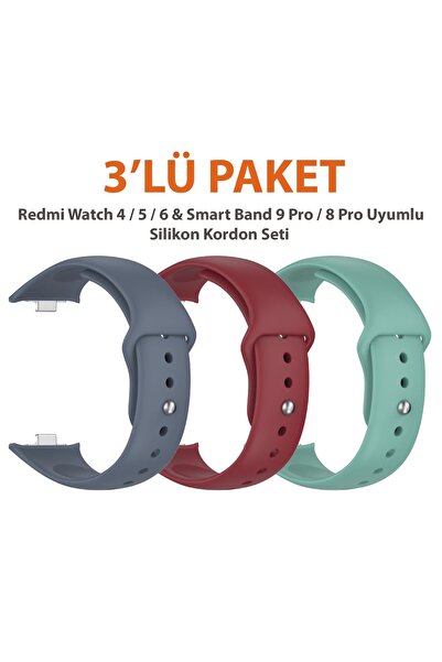 Dexmon Redmi Watch 4 / 5 / 6 & Smart Band 9 Pro / 8 Pro Compatible Triple Pac...