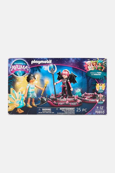 Playmobil ٢٥ قطعة ٧٠٨٠٣ مغامرات أيوما: الجنية الكريستالية أفيلينا والجنية الخ...