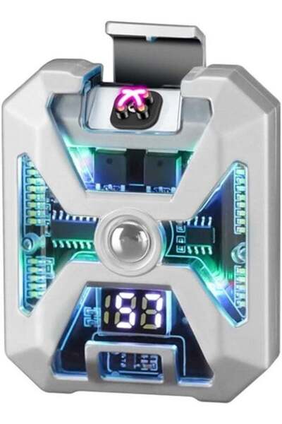 Generic ولاعة كهربائية، ولاعة قابلة لإعادة الشحن من النوع C مقاوم للرياح، منا...