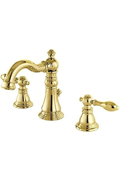 Yıldızan صنبور حمام أمريكي كلاسيكي من esnshop FSC1972ACL، بفتحة 5-1/8 بوصة، ن...