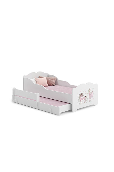 Other Pat pentru două persoane ANNA 160x80 Fată cu unicorn