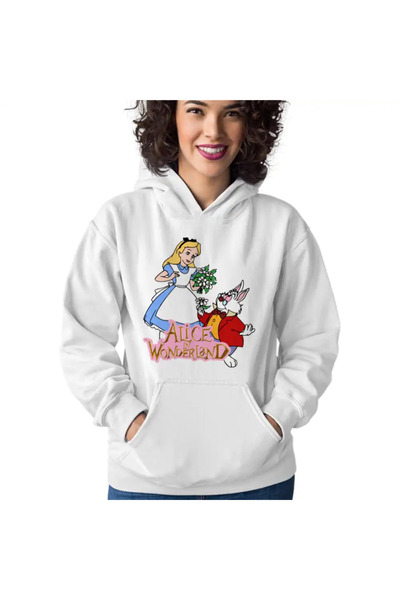 OEM Women's Sweatshirt Alice in Wonderland Rabbit