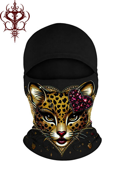 Tarzsokak ATEŞLİ LEOPAR DESEN Motosiklet Giyim Maske & Balaklava